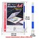 Lemical Portable A4 Magazine File Box Document Paper Organizer With Buckle Closure Transparent Plastic File Container School Office Supplies Clear Desk File Holder