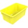 Storex Small Cubby Bins Pack of 5 122 x 78 x 51 Inches Yellow 62410U05C