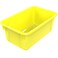 Storex Small Cubby Bins Pack of 5 122 x 78 x 51 Inches Yellow 62410U05C