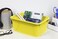 Storex Small Cubby Bins Pack of 5 122 x 78 x 51 Inches Yellow 62410U05C