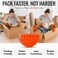 Tiger Taco Box Clips Make Packing and Unpacking Boxes Easier Set of 4 s ABS Plastic
