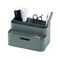 BLUE GINKGO Compact Desk Organizer Small 5Compartment Half Drawer Storage Pen Holder Stationery Organizer for Desktop Vanity Shelf Made in Korea Green