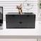 Charmewooden desk organizer with drawers countertop drawer organizer Tabletop Storage Organization Box Home Office Workspace Bathroom Toiletries Supplies black
