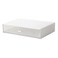kulusion Desk Organizer with Drawers Stackable Storage Drawers Plastic Compact Desk Storage Box Great for Office School Home Small Space 1drawers White