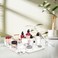 Ravinte Decor 4 Pack Drawer Organizer 3 X 3 Clear Acrylic Storage Bins with NonSlip Pads Versatile Desk Tray for Makeup Jewelry Kitchen Bathroom and Office Organization