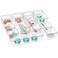 WOWBOX 12 Pack Clear Drawer Organizer Set Acrylic Drawer Storage Trays Storage Bins for Makeup Cosmetics Jewelries Utensils Gadgets Office