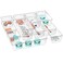 WOWBOX 12 Pack Clear Drawer Organizer Set Acrylic Drawer Storage Trays Storage Bins for Makeup Cosmetics Jewelries Utensils Gadgets Office