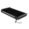 Frassie 188 inch Under Desk PullOut Drawer with Lock Office Mounted Sliding Metal Pencil Drawer for Standing Desk