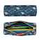 Aoojanu Cute Axolotl Print Leather Pencil Case Zipper Pen Makeup Cosmetic Holder Pouch Stationery Bag For School Work Office