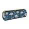Aoojanu Cute Axolotl Print Leather Pencil Case Zipper Pen Makeup Cosmetic Holder Pouch Stationery Bag For School Work Office