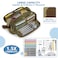ATRIPACK Tactical 4 Compartments Pencil Case for Boys Big Canvas Pen Pouch Bag Large Capacity Pen Box Tool Bag for Middle School College Office Organizer for Kids Men Women Adult Teens