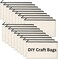 Cruleen 20 PCs Blank canvas Zipper Pouch Makeup Bags Bulk Pencil Pouch with Sturdy ZipperMultiPurpose DIY Crafts Toiletry Canvas Bags Case for Sublimation Stationery Cosmetic Storage 83x47