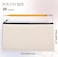 Cruleen 20 PCs Blank canvas Zipper Pouch Makeup Bags Bulk Pencil Pouch with Sturdy ZipperMultiPurpose DIY Crafts Toiletry Canvas Bags Case for Sublimation Stationery Cosmetic Storage 83x47