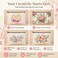 Cruleen 20 PCs Blank canvas Zipper Pouch Makeup Bags Bulk Pencil Pouch with Sturdy ZipperMultiPurpose DIY Crafts Toiletry Canvas Bags Case for Sublimation Stationery Cosmetic Storage 83x47