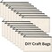 Cruleen 20 PCs Blank canvas Zipper Pouch Makeup Bags Bulk Pencil Pouch with Sturdy ZipperMultiPurpose DIY Crafts Toiletry Canvas Bags Case for Sublimation Stationery Cosmetic Storage 83x47