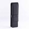 DiLoro Leather Double Pen Case Pencil Pouch Holder for Two Fountain Ballpoint Rollerball Pens and Pencils Black