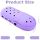 elephtree Funny Shoes Shaped Silicone Pencil Holder for Teacher Appreciation Gifts Adult Pencil Storage Organizer Cute Desktop Pen case Creative Stationery Storage for Office Classroom Home Purple