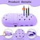 elephtree Funny Shoes Shaped Silicone Pencil Holder for Teacher Appreciation Gifts Adult Pencil Storage Organizer Cute Desktop Pen case Creative Stationery Storage for Office Classroom Home Purple
