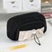 FINPAC Pencil Case 5Layer Large Capacity Pen Case with Drawstring Durable Stylish Bag Pouch Holder Box Organize for Study Office or Travel Black
