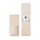 LHiDS Leather Pencil Pouch Pen Bag for Three Fountain Ballpoint Rollerball Pens Small Pencil Case Travel Bags Organizer Apricot