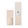 LHiDS Leather Pencil Pouch Pen Bag for Three Fountain Ballpoint Rollerball Pens Small Pencil Case Travel Bags Organizer Apricot