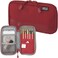 LIHIT LAB Compact Pen Case Pencil Case Water Stain Repellent35 x 65 Red A76873