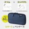 LIHIT LAB Compact Pen Case Pencil Case Water Stain Repellent35 x 65 Red A76873