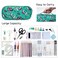 LParkin Cute Otter Gifts Otters Pencil Case Super Large Capacity Canvas 3 Compartments Pen Bag Pouch Cute Stationary Case Makeup Cosmetic Bag