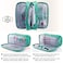 LParkin Cute Otter Gifts Otters Pencil Case Super Large Capacity Canvas 3 Compartments Pen Bag Pouch Cute Stationary Case Makeup Cosmetic Bag