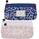 Maydahui 2 PCS Flower Garden Pencil Case Large Capacity Canvas Pastoral Style Pen Pouch Holder Storage Bag Organizer Stationery Box Makeup Pouch Cosmetic Bag for Women Students Party Travel