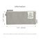 Monolike Archive 247 Flat Pen Case Gray Pencil Pouch Portable Pencil Bag Pencil Case Office Pouch case Pen case