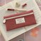 Monolike FabricCushion Pencil case Unmatched Friends Fabric Check Pencil Case Series 2 Vintage red