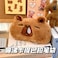HSYHERE Novelty Funny Calm Down Soft Plush Brown Capybara Big Mouth Green Frog Soft Stuffed Surface Fluffy Clothes Zipper Pencil Box Pencil Case Pencil Storage Holder Pouch Pen Bag Snival Capybara