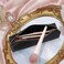 Oyachic Pencil Case PU Leather Cosmetic Makeup Bag Work Small Pen Pouch Zipper Storage Box Adults Desk Organizer PensPencilsMarkers