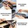 RE ROUGH Rough Enough Small Clear Pencil Case for Exams Slim Transparent Plastic Pouch for School Students Teens Office