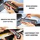 RE ROUGH Rough Enough Small Clear Pencil Case for Exams Slim Transparent Plastic Pouch for School Students Teens Office