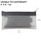TriTree 4 Pack Clear Pencil Pouch Aesthetic Small Pencil Pouch Cute Pencil Bag Black White Gray Beige