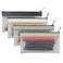 TriTree 4 Pack Clear Pencil Pouch Aesthetic Small Pencil Pouch Cute Pencil Bag Black White Gray Beige