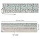 Yitexin 72 Slots Canvas Pencil Roll Wrap Handmade RollUp Pencil Case Pouch Fabric Large Capacity Pencil Case Holder Organizer for Artists Painting SketchersFlower