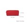 YONBEN Color Pencil Case Simple Oxford Fabric Bag for Student Lightweight Design RedOxford Fabric