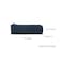 YONBEN Oxford Pencil Case Slim Pencil Pouch Durable Zipper Stationery Bag Small Travel UseRoyal blueOxford