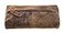 KomalC Genuine Buffalo Leather ZipLock Cosmetic Pencil Pouch Versatile Makeup and Stationery Case