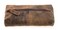 KomalC Genuine Buffalo Leather ZipLock Cosmetic Pencil Pouch Versatile Makeup and Stationery Case