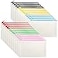 yarlung 30 Pack 8x5 Inches Canvas Zipper Pouch Blank DIY Craft Pen Pencil Case Multipurpose Makeup Bag for Cosmetic Invoice Bill Travel Toiletry 6 Colors Zipper