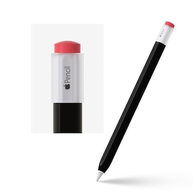 ELETIUO Silicone Case Compatible with Apple Pencil 2nd Generaion CoverProtective Holder Grip Sleeve with Cap Accessories Compatible with iPad Pro 11 129 inchBlack