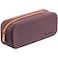 DIVERSEBEE Soft Silicone Pencil Case Aesthetic Pencil Pouch with Zipper Cute Pen Bag for School Bible Journaling Supplies and Accessories Pencil Organizer Grape