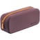 DIVERSEBEE Soft Silicone Pencil Case Aesthetic Pencil Pouch with Zipper Cute Pen Bag for School Bible Journaling Supplies and Accessories Pencil Organizer Grape