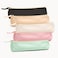 XJMWXHFC 5Pcs Small Pencil Cases Pencil Pouch with Zipper Cosmetic Makeup Bag Multifunction Stationery Organizer for Home Office Vacation Black Green White Pink Beige