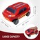 ZIPIT Fire Truck Pencil Case for Boys Large Capacity Pencil Box for School with Spinning Wheels Red