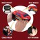 ZIPIT Fire Truck Pencil Case for Boys Large Capacity Pencil Box for School with Spinning Wheels Red